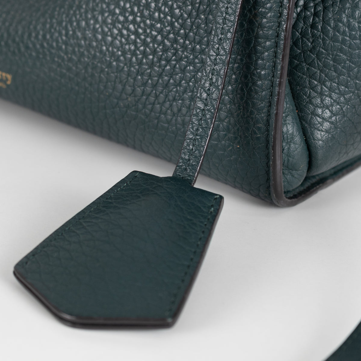 Mulberry Teal Pebbled Leather Iris Shoulder Bag