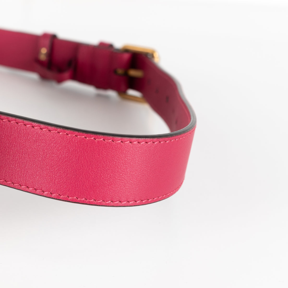 Gucci Marmont Matelasse Fuschia Pink Velvet Belt Bag