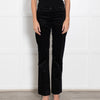 The Kooples Black On Black Animal Print Devore Trousers