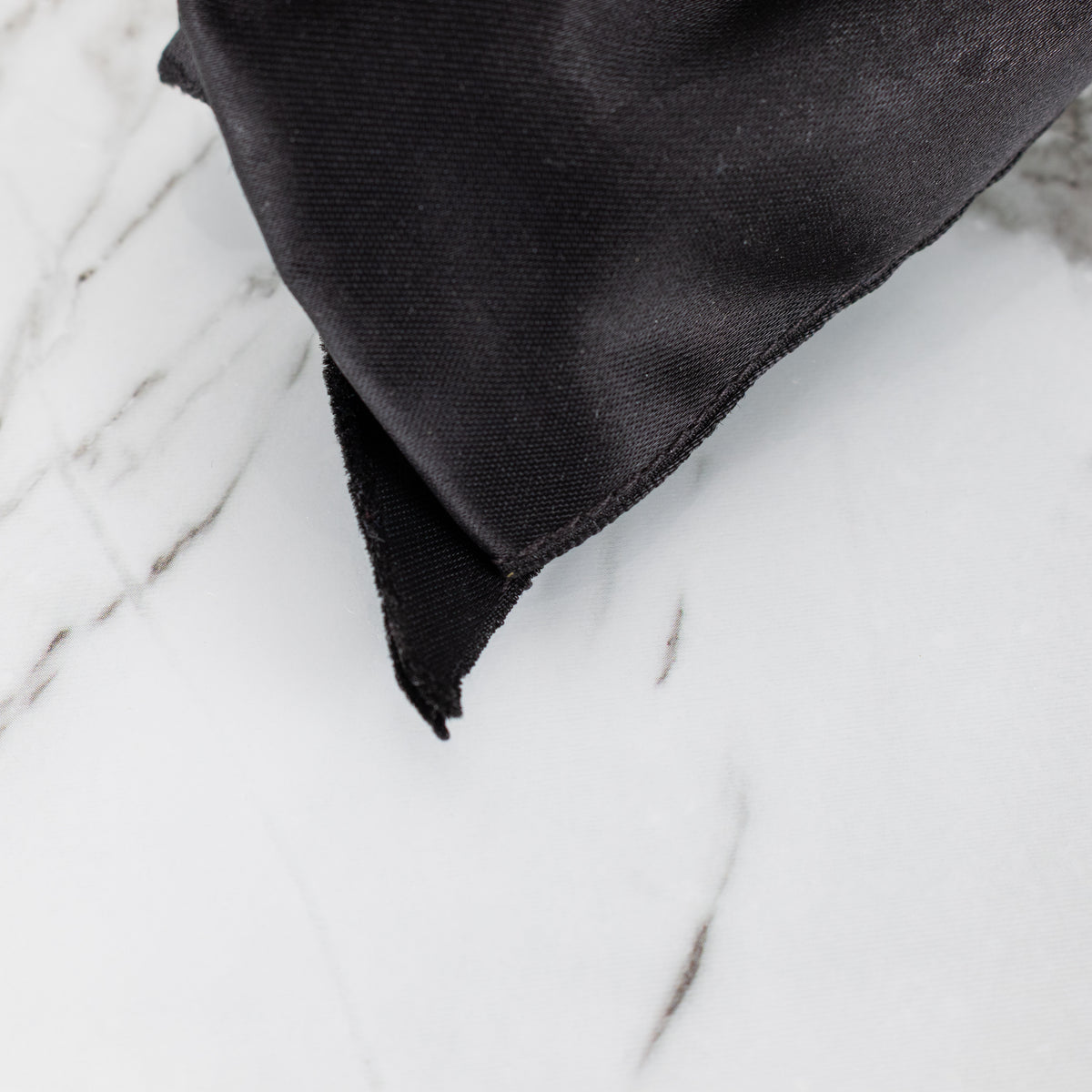 Chanel Black Satin Large Bow Hair Clip