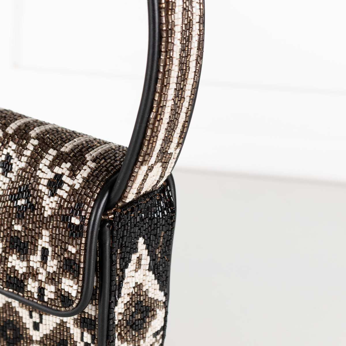 Staud Tommy Zermatt Beaded Shoulder Bag