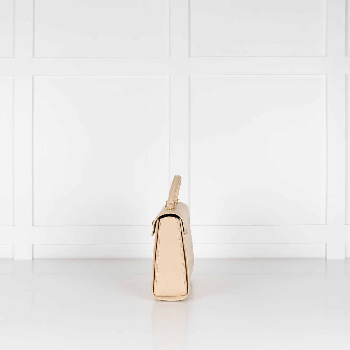 Anya Hindmarch Cream Mortimer Top Handle Bag