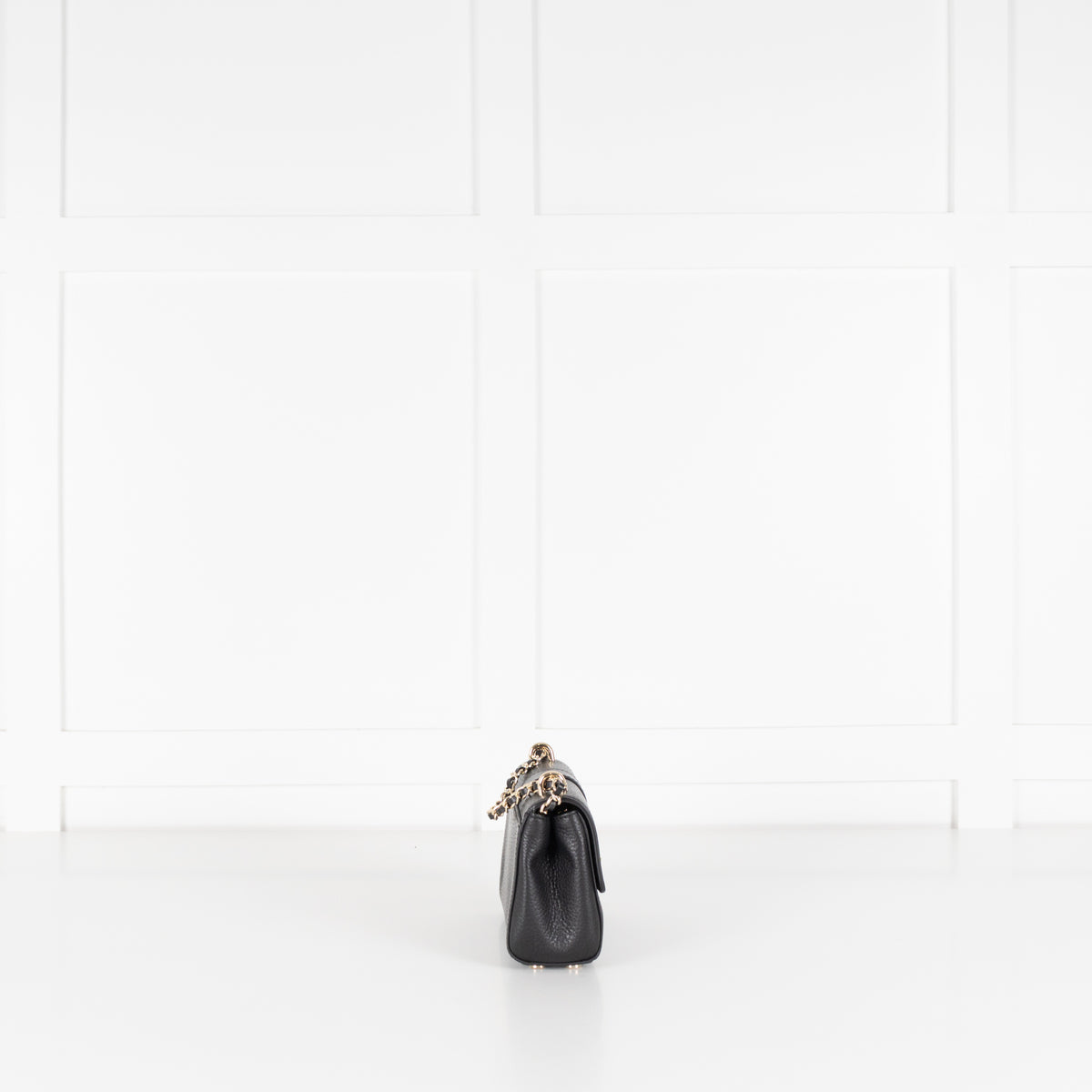 Aspinal of London Micro Black Lottie Bag