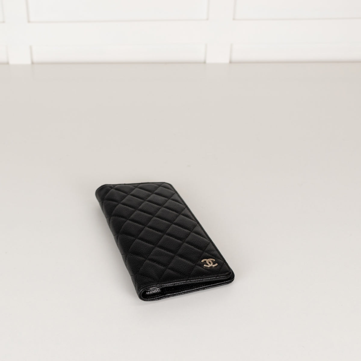 Chanel Black Quilted Fold Agenda