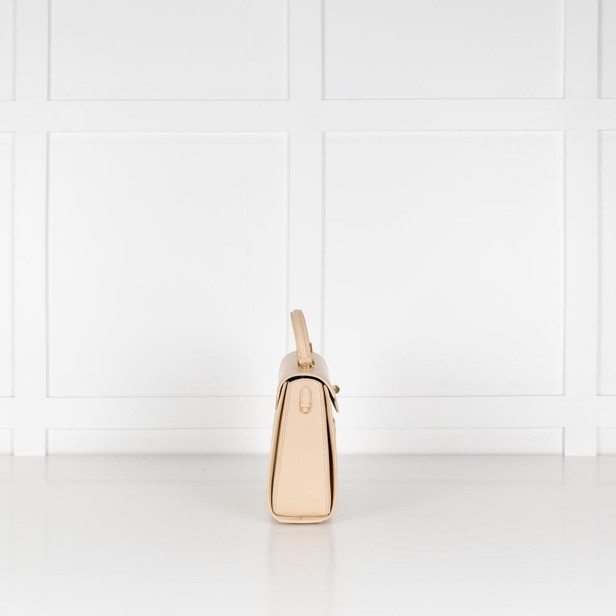 Anya Hindmarch Cream Mortimer Top Handle Bag