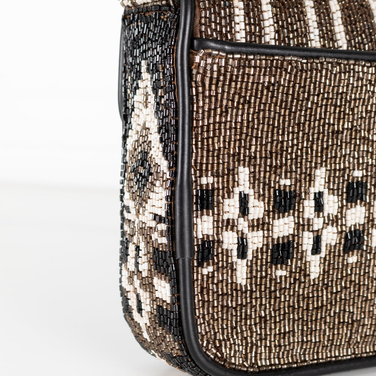 Staud Tommy Zermatt Beaded Shoulder Bag