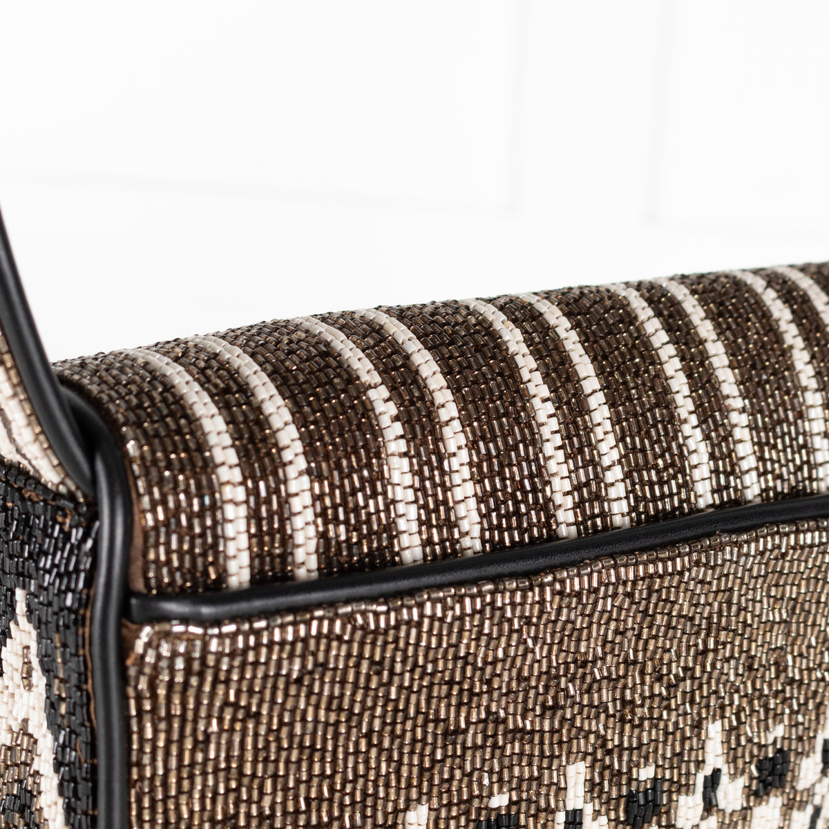 Staud Tommy Zermatt Beaded Shoulder Bag