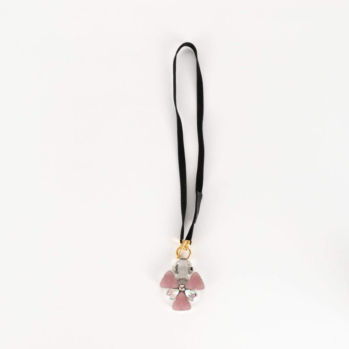Marni Pink Crystal Statement Pendant