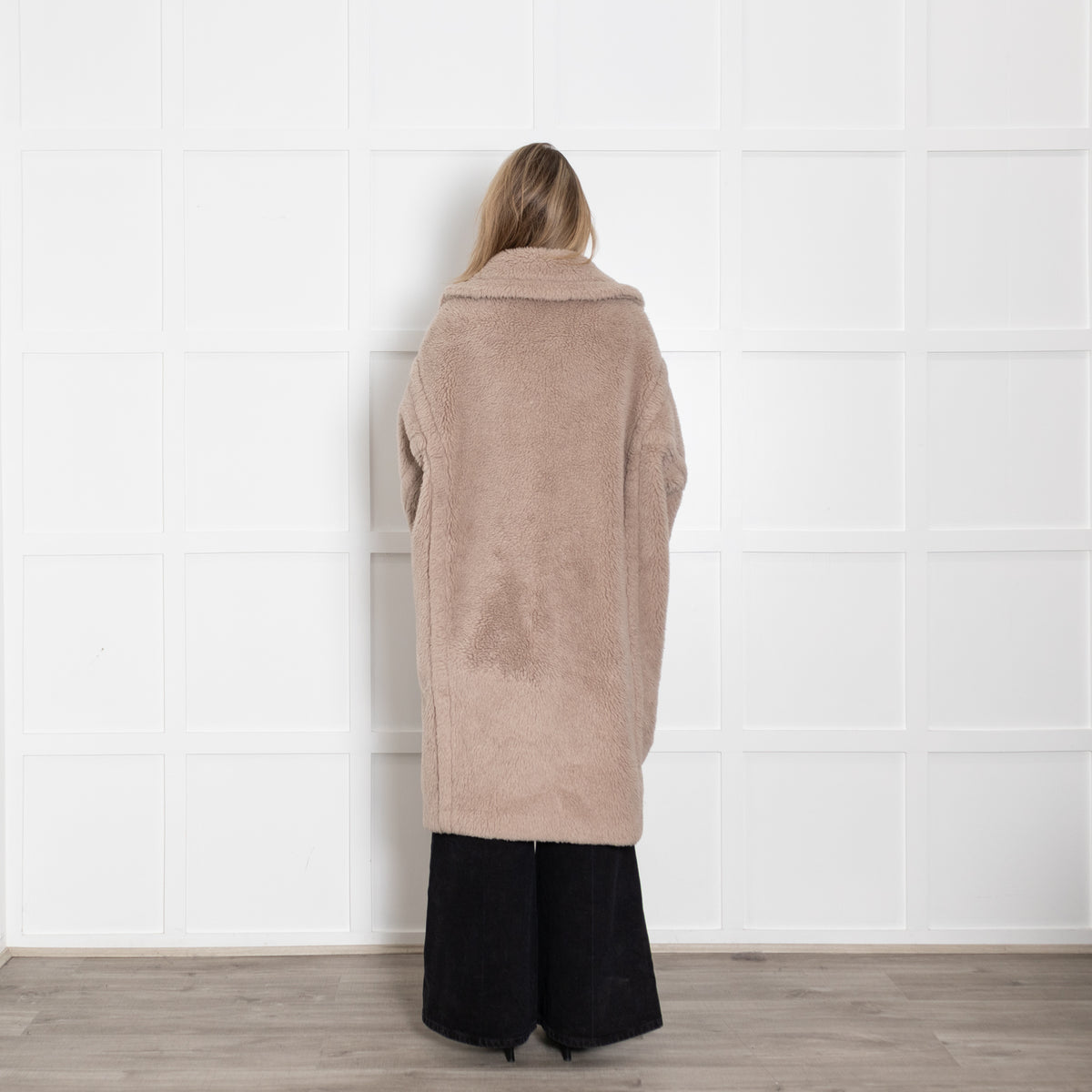 Max Mara Light Beige Teddy Coat