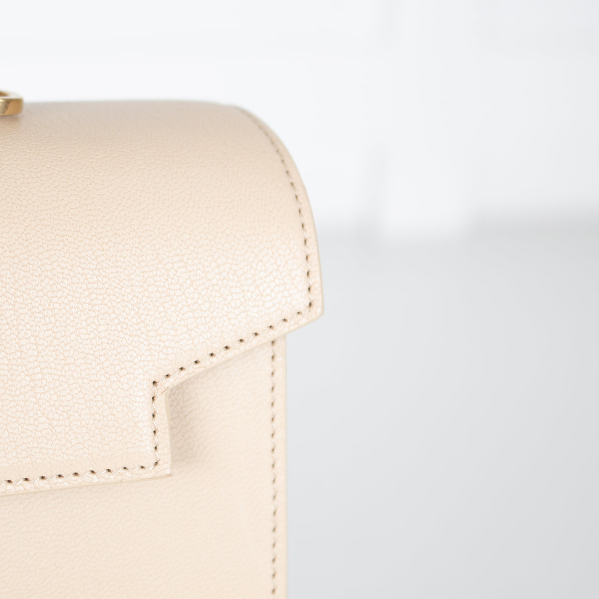 Anya Hindmarch Cream Mortimer Top Handle Bag
