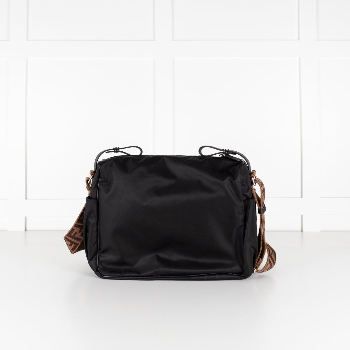 Fendi Black Nylon Baby Changing Bag