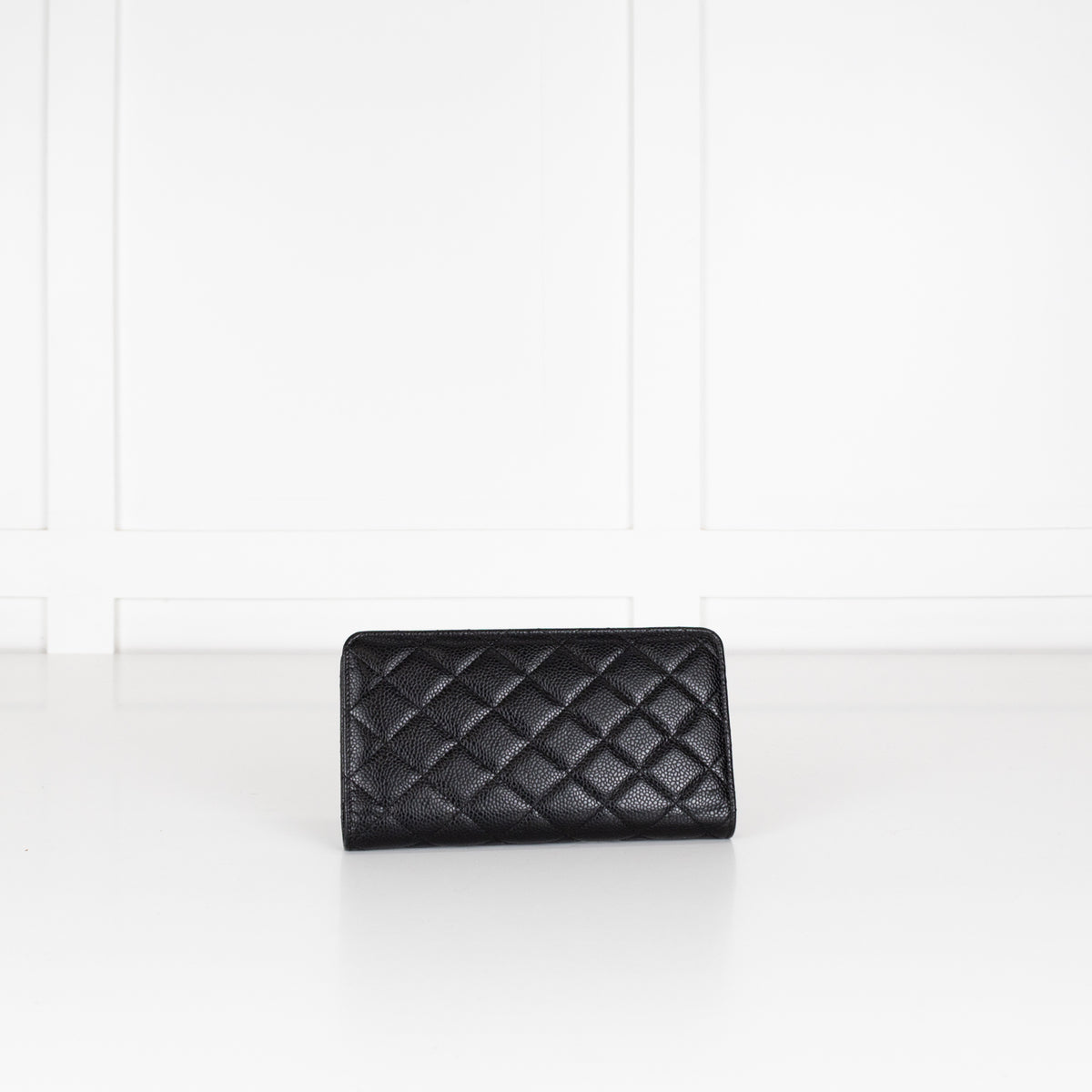 Chanel Black Quilted Fold Agenda