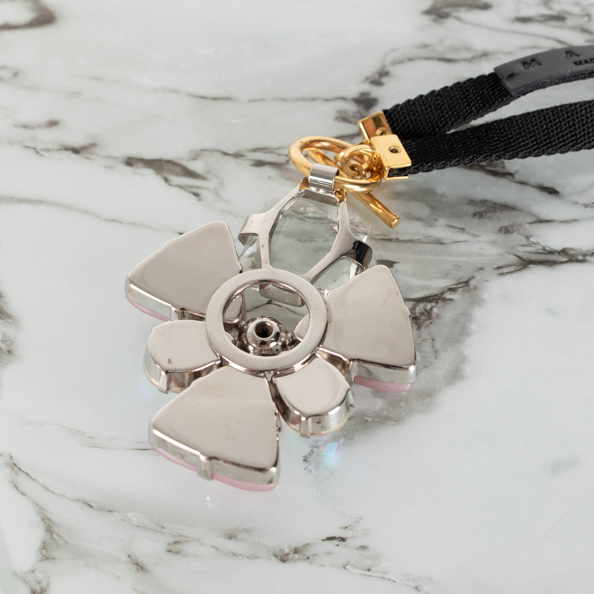 Marni Pink Crystal Statement Pendant