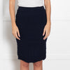 Jonathan Simkhai Navy Stretch Knit Skirt