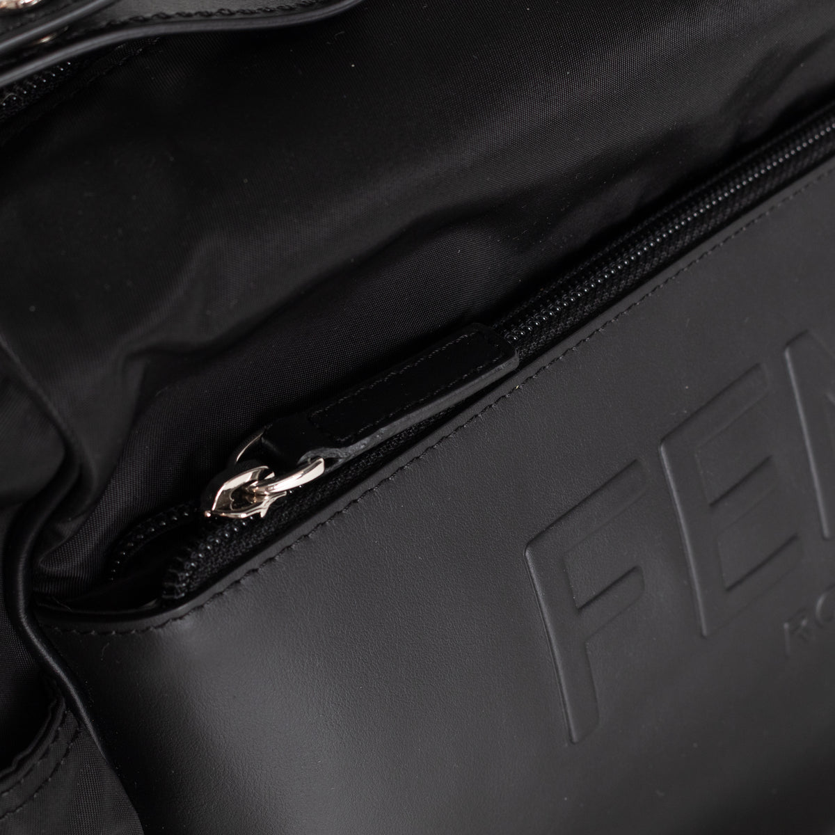 Fendi Black Nylon Baby Changing Bag