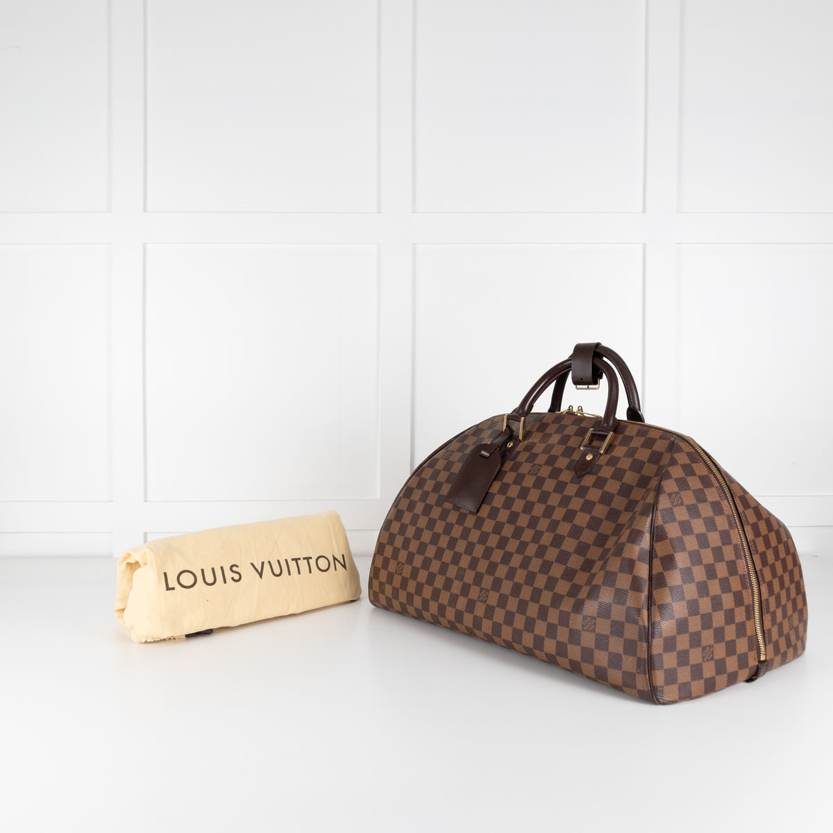 Louis Vuitton Damier Ebene Ribera GM travel bag
