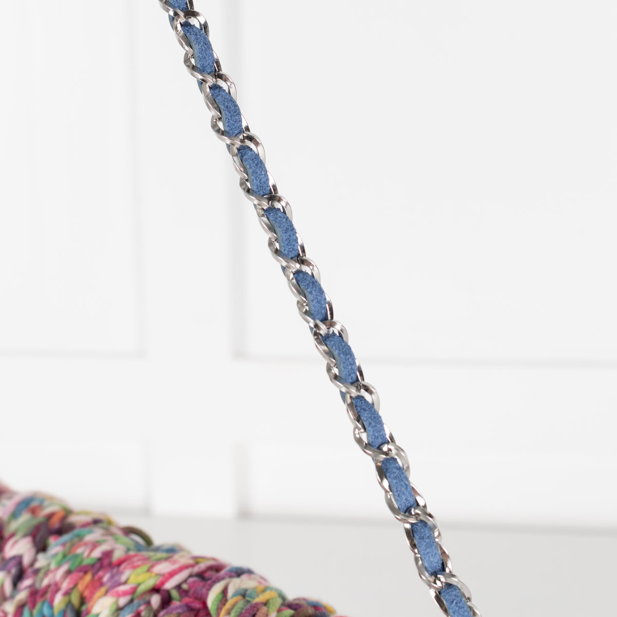 Zadig & Voltaire Preloved Rock Knitted Mix Clutch With Detachable Chain Strap