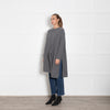Stella McCartney Grey Cableknit Oversized Jumper With Splits