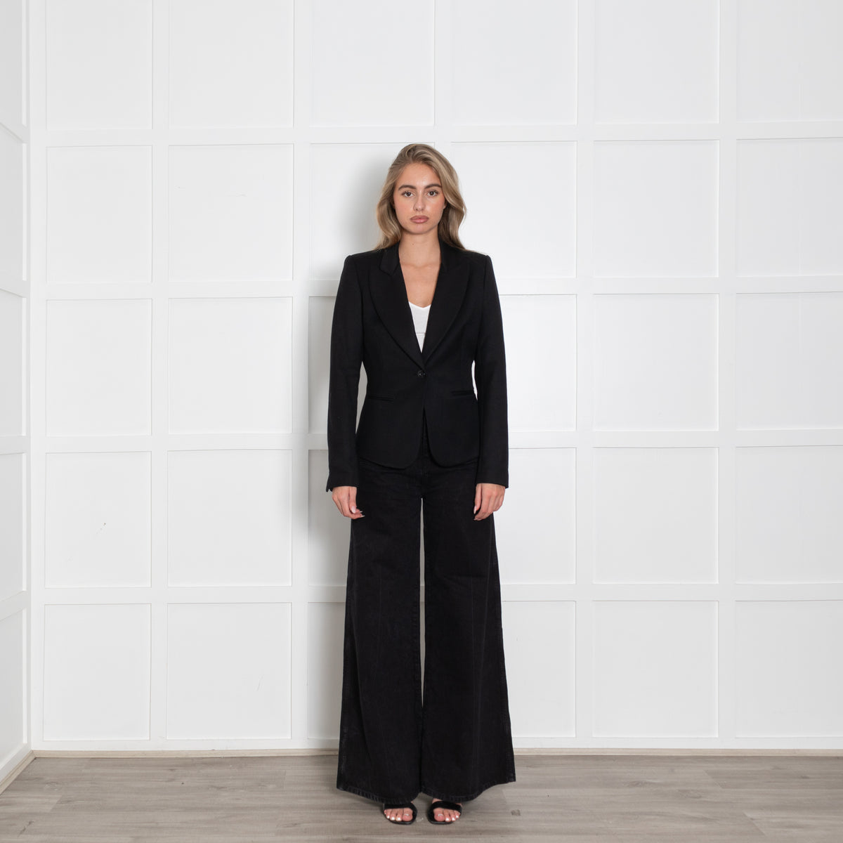 Rachel Zoe Wool Tailored Blazer Jacket