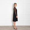 Moschino Cheap & Chic Black Dress With Lace Chest And Arms