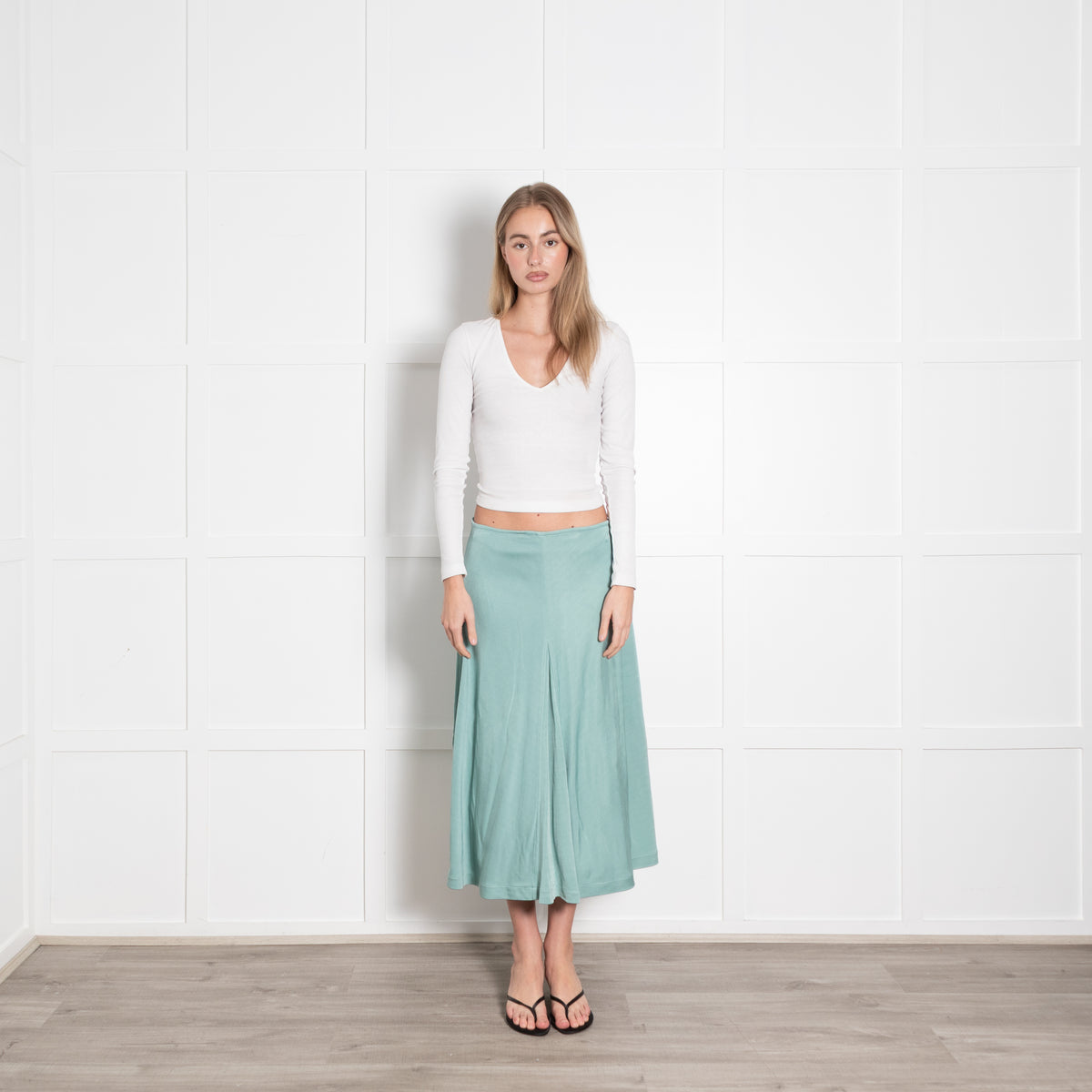 Acne Studios Sage Green Skirt