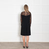 Moschino Cheap & Chic Black Dress With Lace Chest And Arms