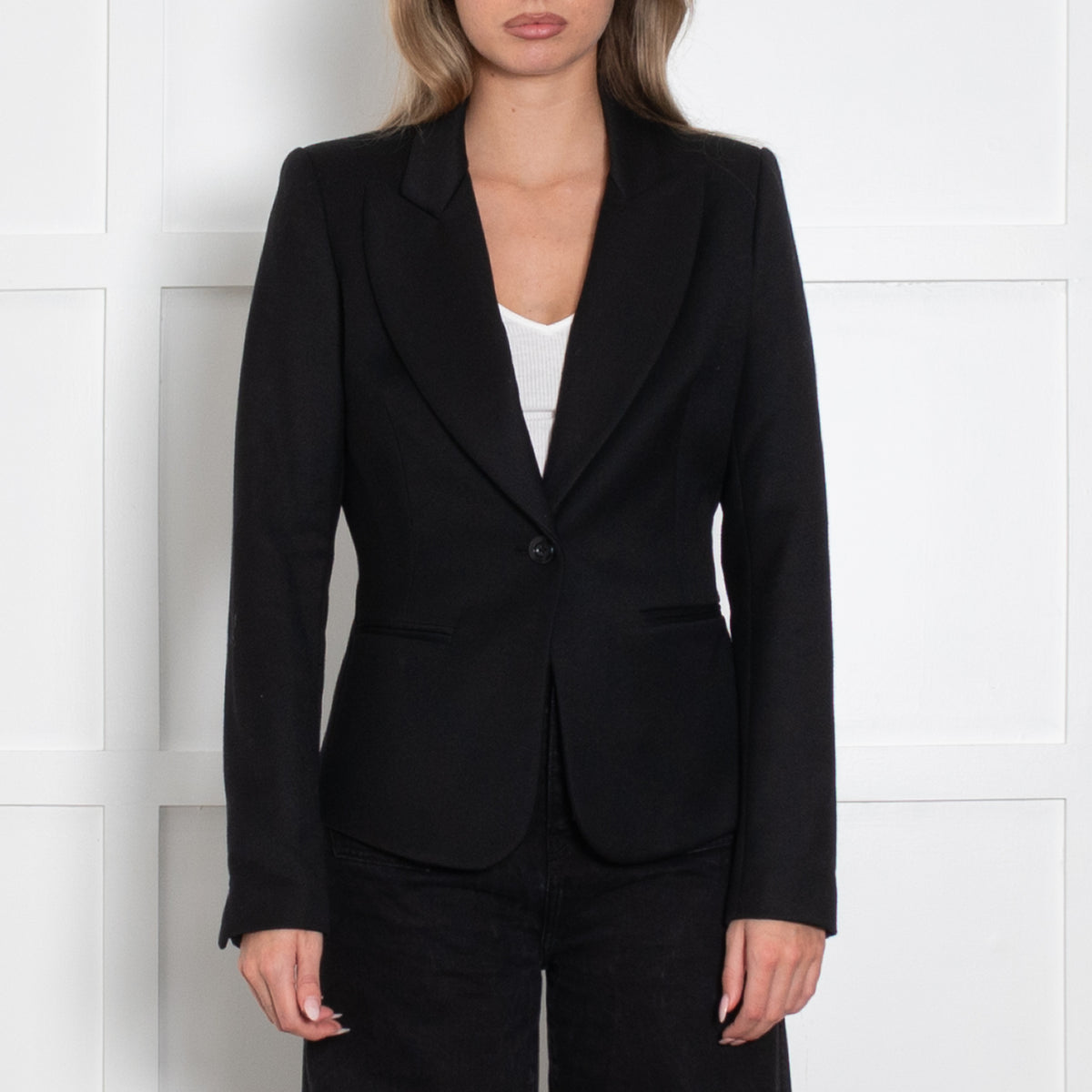Rachel Zoe Wool Tailored Blazer Jacket
