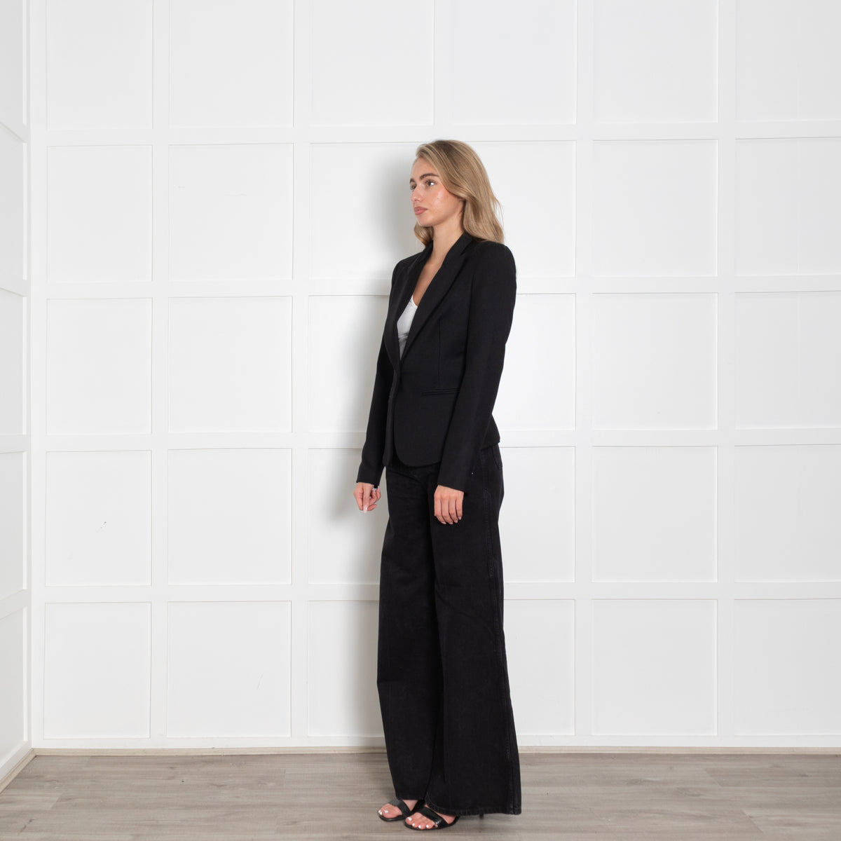 Rachel Zoe Wool Tailored Blazer Jacket