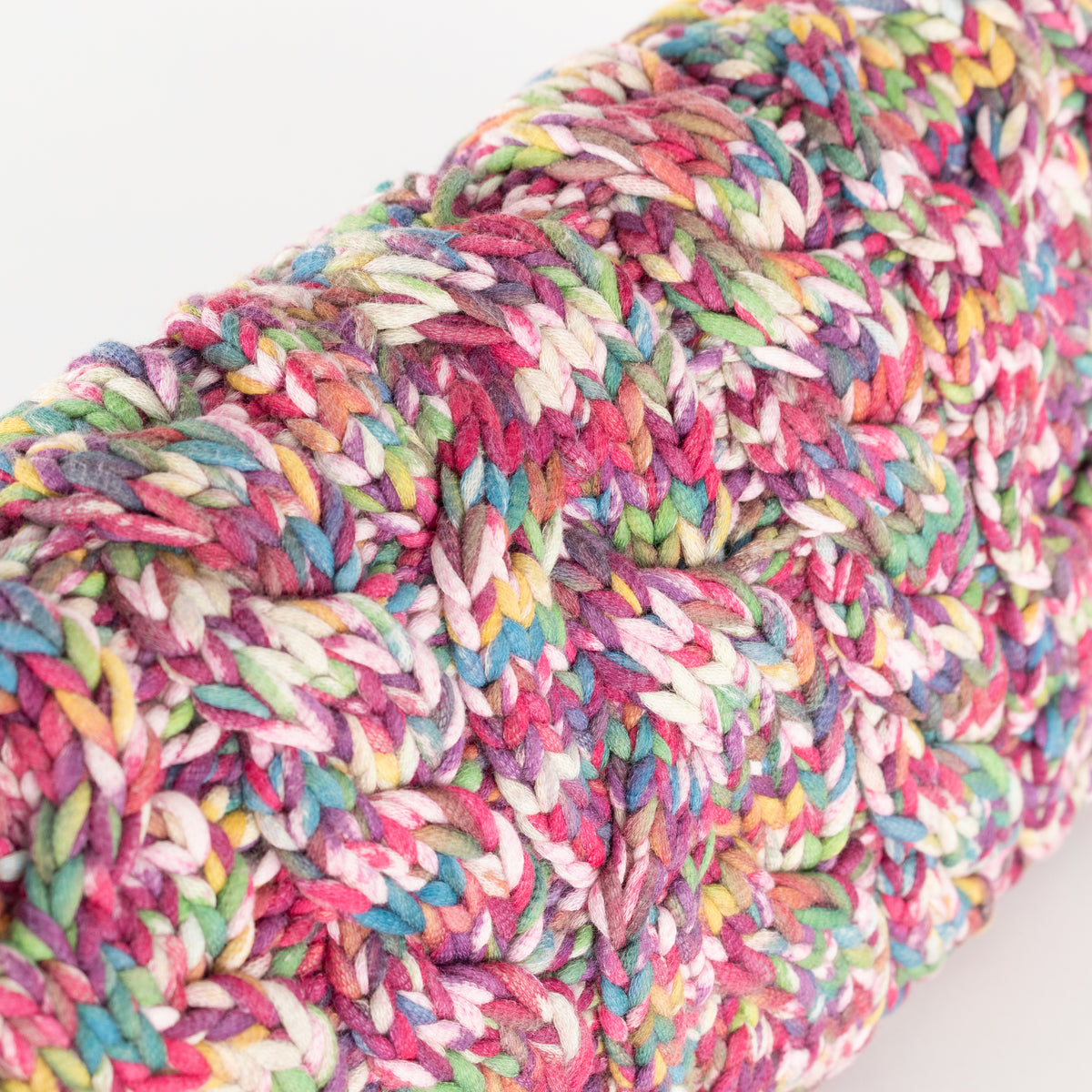 Zadig & Voltaire Preloved Rock Knitted Mix Clutch With Detachable Chain Strap