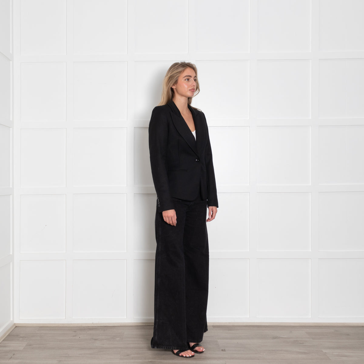 Rachel Zoe Wool Tailored Blazer Jacket