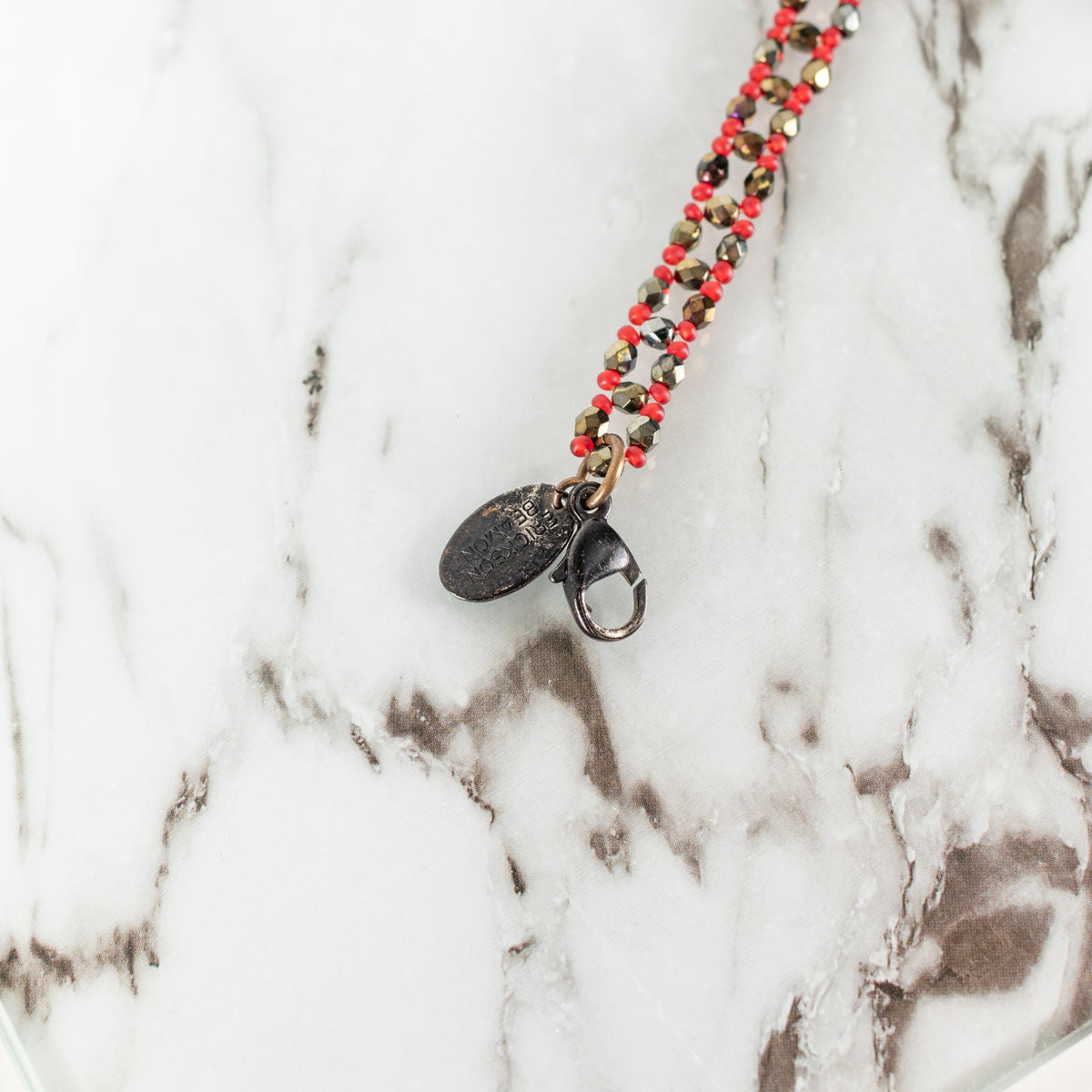 Erickson Beamon Multi Colour Crystal Three Hanging Pendant Choker