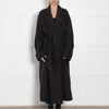 The Frankie Shop Black Lightweight Trench With Belt
