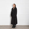 The Frankie Shop Black Lightweight Trench With Belt