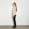 Madeleine Cream Cashmere Blend Rollneck