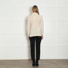 Madeleine Cream Cashmere Blend Rollneck