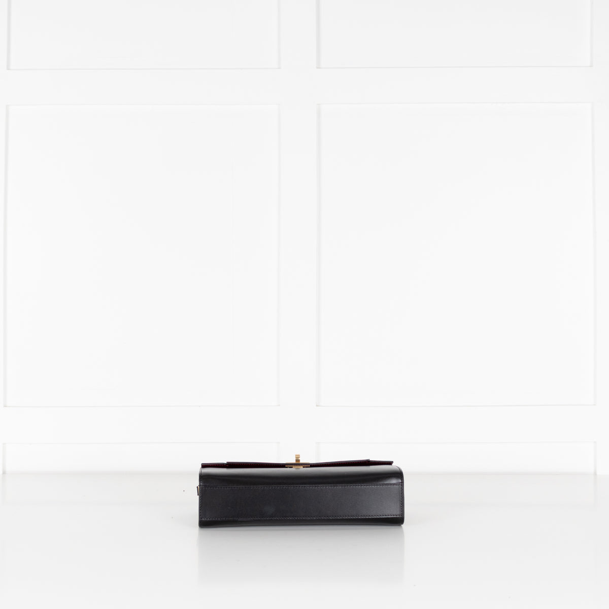 Anya Hindmarch Black Mortimer Leather Clutch
