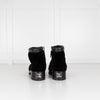 Chanel Shearling Black Ankle Boot