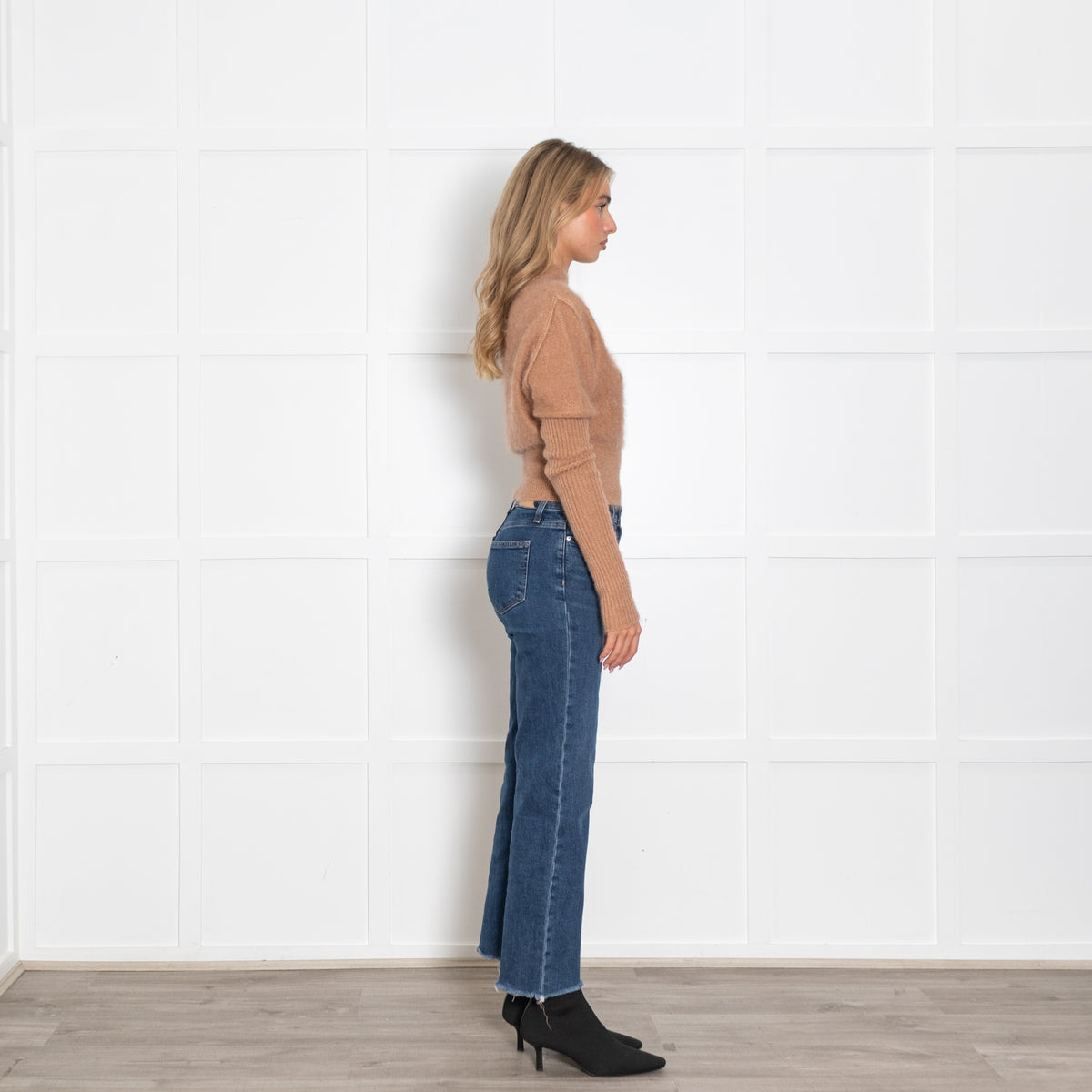 Rick Owens Tan Mohair Long Sleeve Jumper