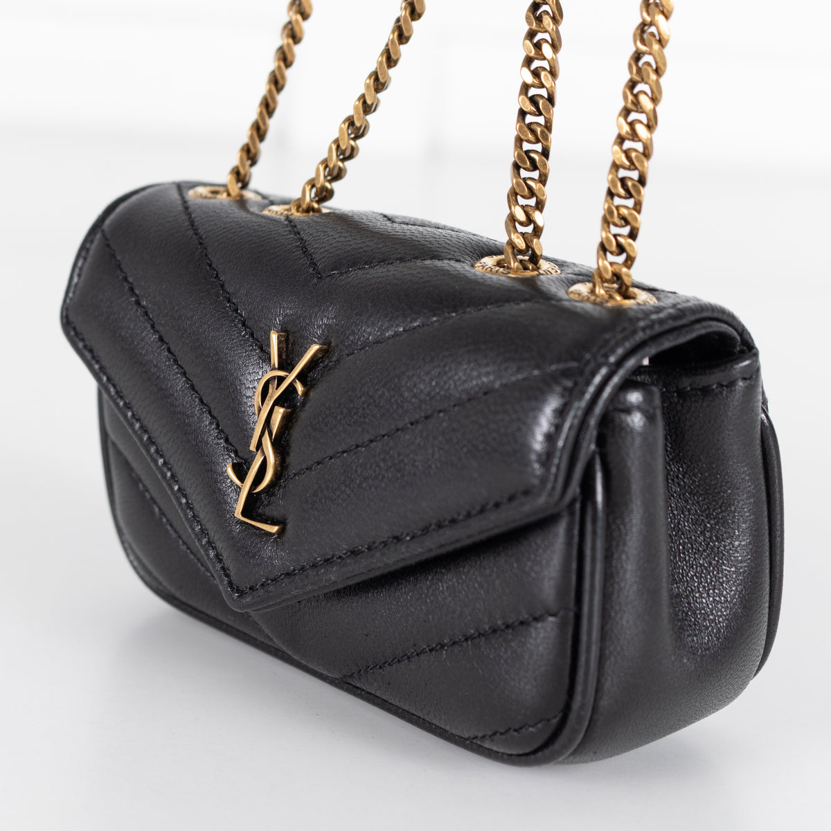 Saint Laurent Micro Loulou Chain Bag