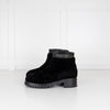 Chanel Shearling Black Ankle Boot