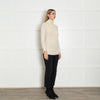 Madeleine Cream Cashmere Blend Rollneck