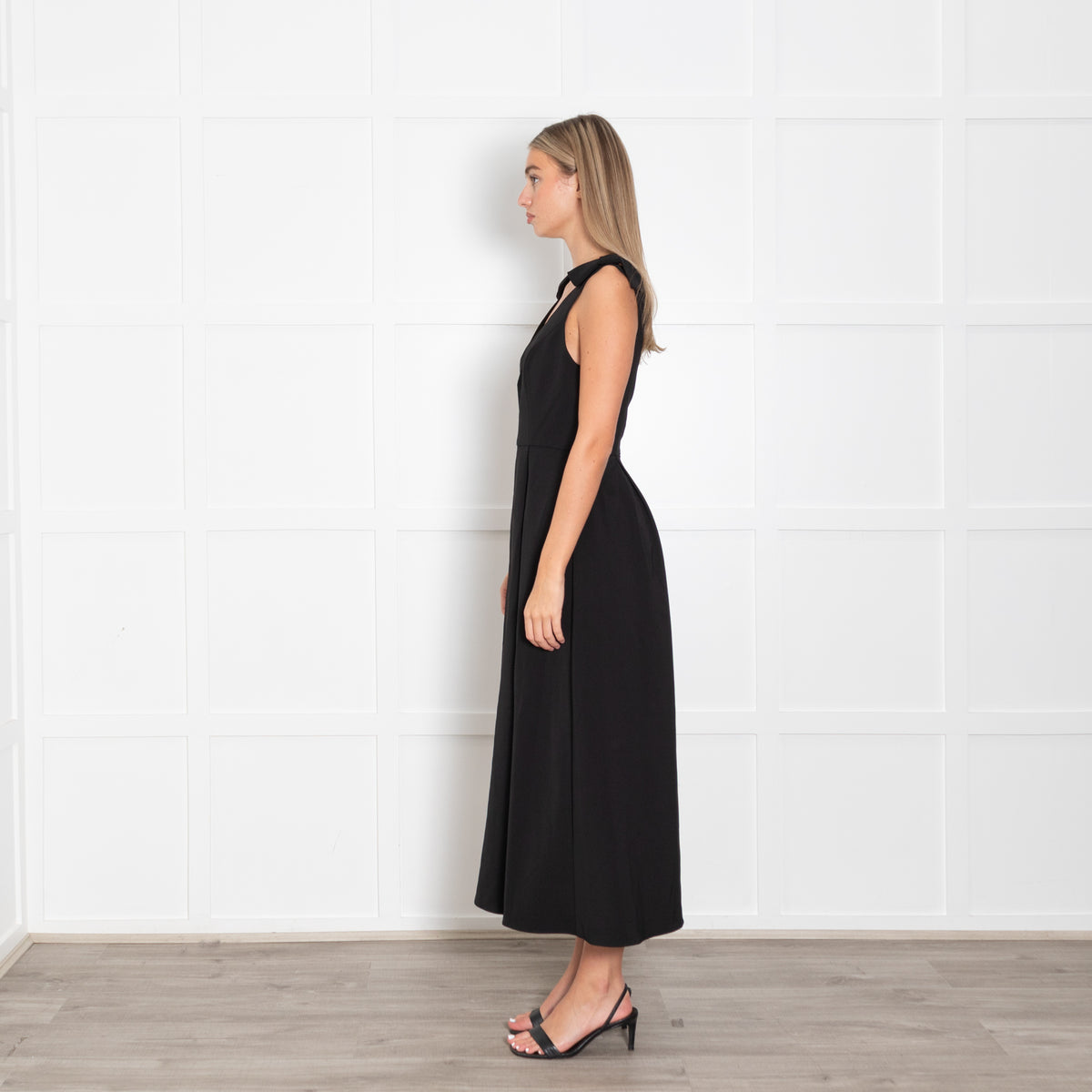 ALB Bowie Dress with Bow Shoulders