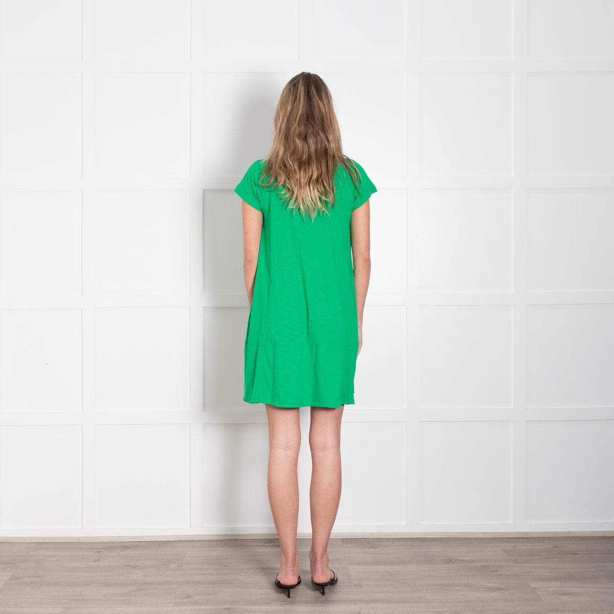 Me + Em Green T-Shirt Dress With Pockets