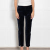 Joseph Navy Velvet Trousers