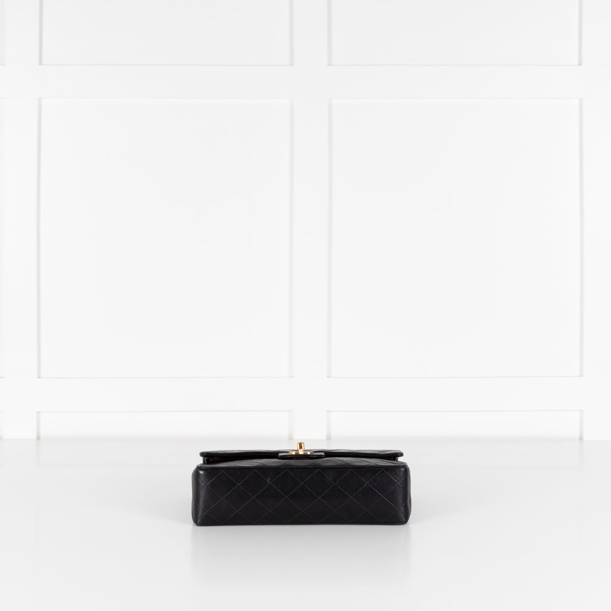 Chanel Black Lambskin Vintage Medium Double Flap
