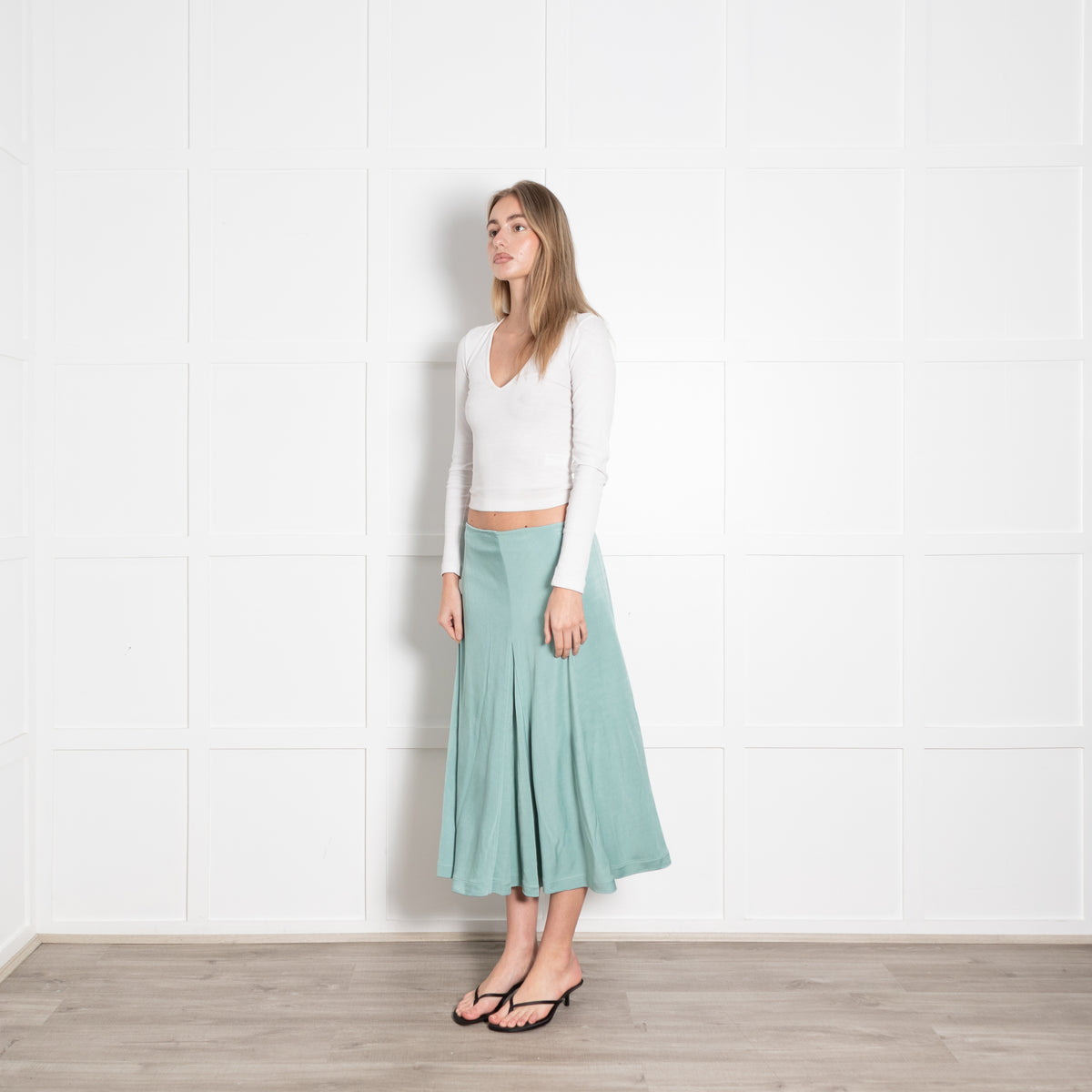 Acne Studios Sage Green Skirt