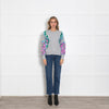 Essentiel Antwerp Grey Embellished Sweatshirt