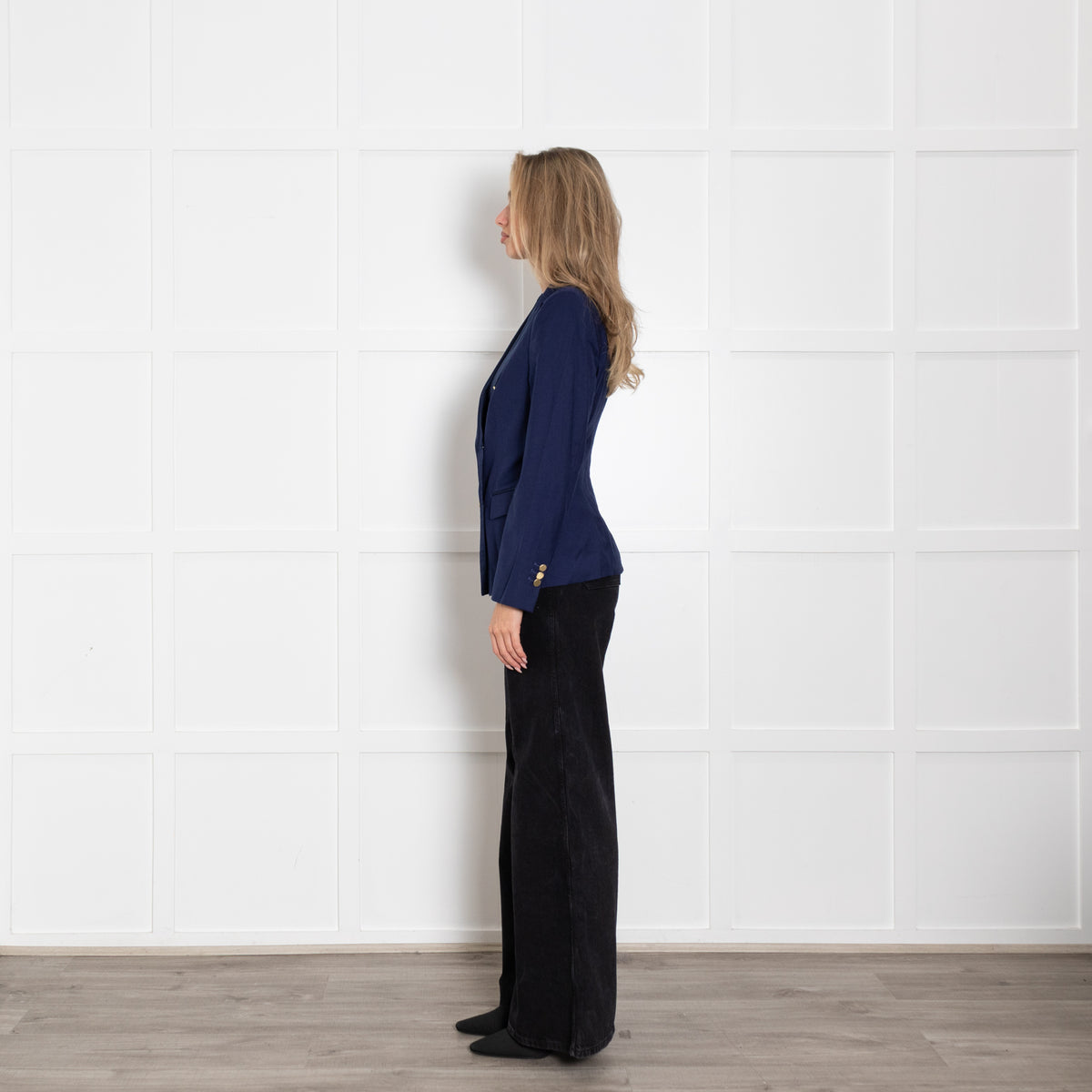 By Malene Birger Blue Wool Blend Double Breast Blazer