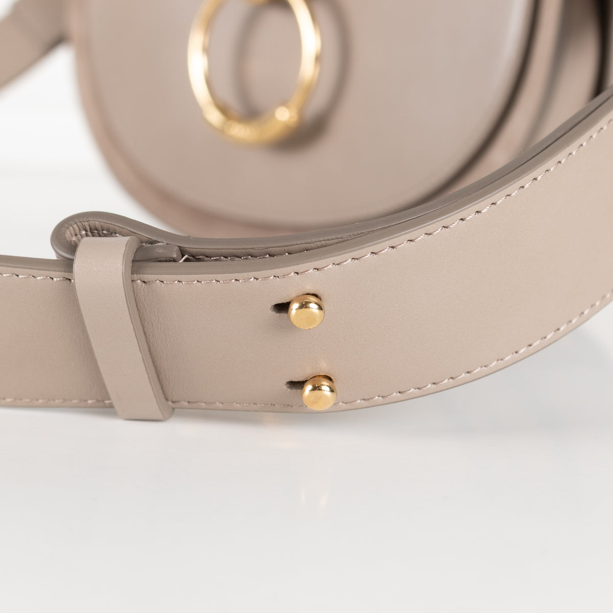 Chloé Tess Taupe Smooth Leather Bag