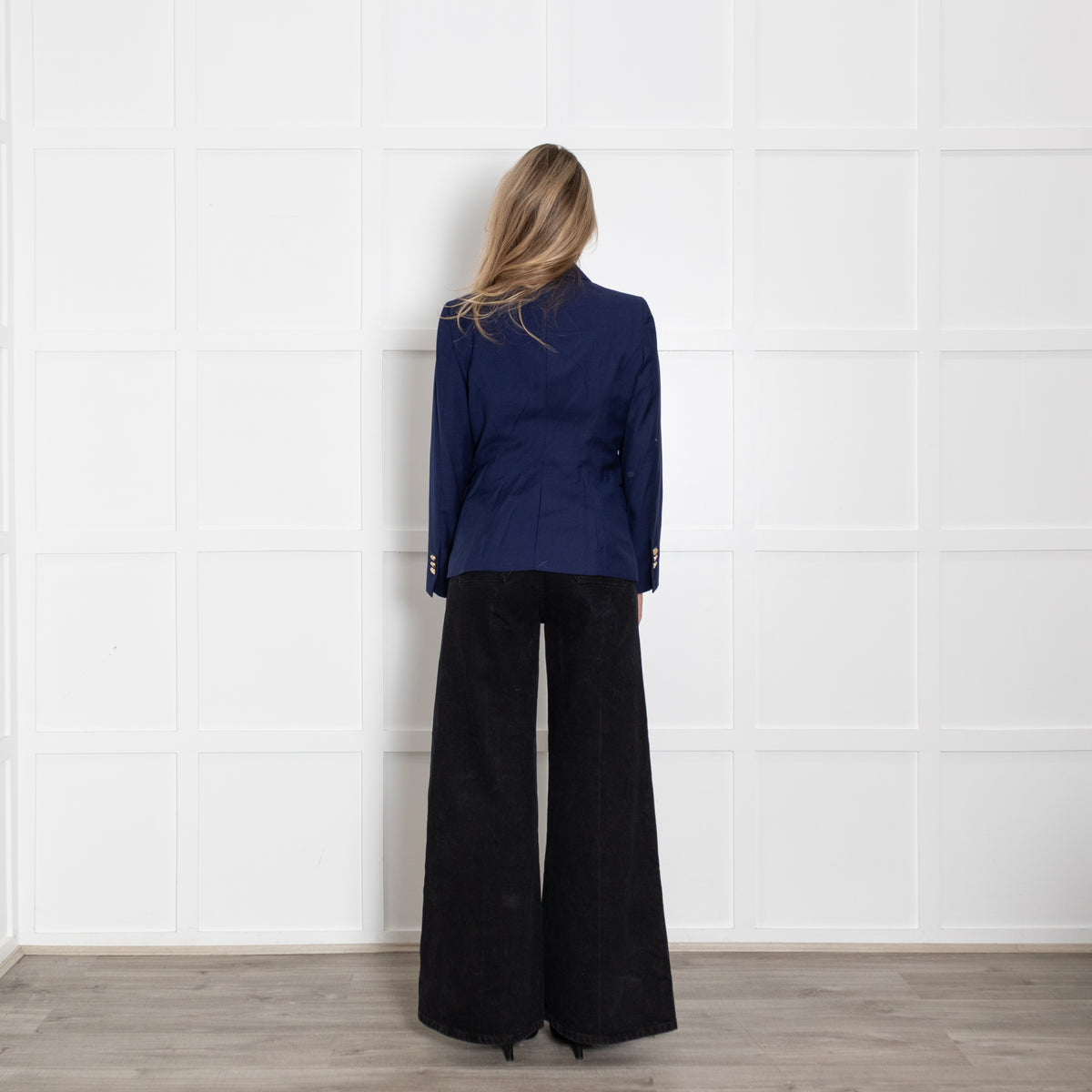 By Malene Birger Blue Wool Blend Double Breast Blazer